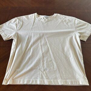 Zara Oversized T-Shirt – Cream‎ / Off-White – Men’s XL